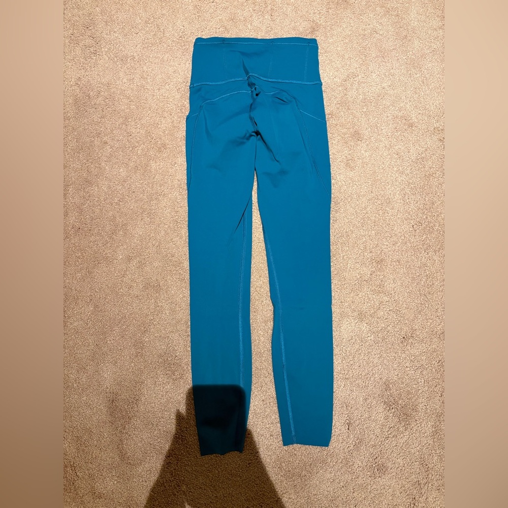 Lululemon Athletica Teal Leggings size 2 - Picture 5 of 6